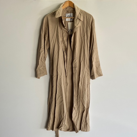 Zara Jackets & Blazers - Zara Beige Trench Coat